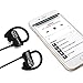 Bluetooth Headphones, New Trent Bluetooth 4.1 Sport HD Stereo Headset In-ear Earbuds Earphones with Flexible Ear Hooks (Black + Silver)