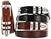 Kaymen Italian Calfskin Leather Designer Dress Golf Belts for Men 1-1/8