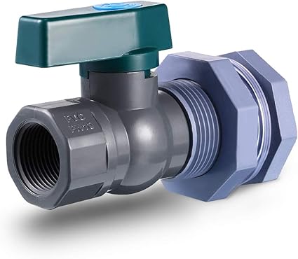 ABILITH Kit de llave de tubo de PVC para lluvia, válvula de barril de