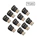 New Wayzon 10 Packs of HDMI 90 Degree/Right Angle Connectors/Adapters