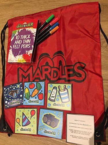 Mardles discovAR 4D colouring accessory pack by Mardles discovAR