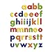 Quercetti Magnetic Lowercase Letters - 40 Piece Alphabet Magnet Set in Assorted Colors (Made in Italy)