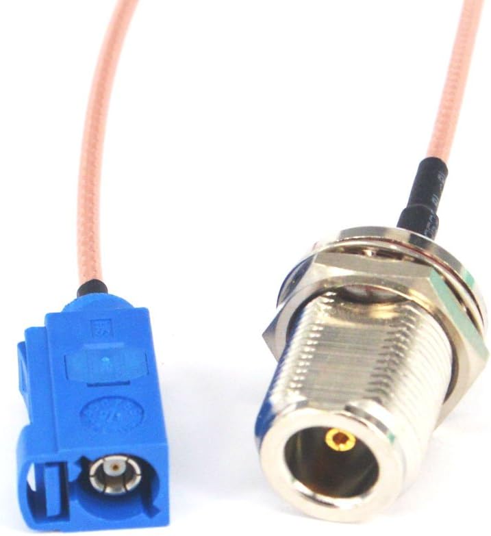 GPS Extension Cable N Female Jack to Fakra C Female Antenna RG316 15cm