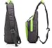 sunhiker Shoulder Backpack, C821 Casual Cross Body Bag Outdoor Sling Bag Chest Pack with Adjustable Shoulder Strap for Cycling Hiking Camping Travel and Men Women (C821/Green)