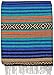 El Paso Designs Peyote Hippie Blanket - Classic Mexican Style Falsa Stripe Pattern in Vivid Colors. Throw, Bed, Tapestry, or Yoga Blanket. Hand Woven Acrylic, 57