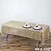 TRLYC 60x102 Sequin Rectangular Tablecloth - Champagne