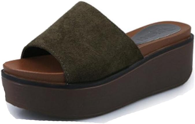 Amazon.com | Women's Summer Slide On Wedge Sandals | Sandals