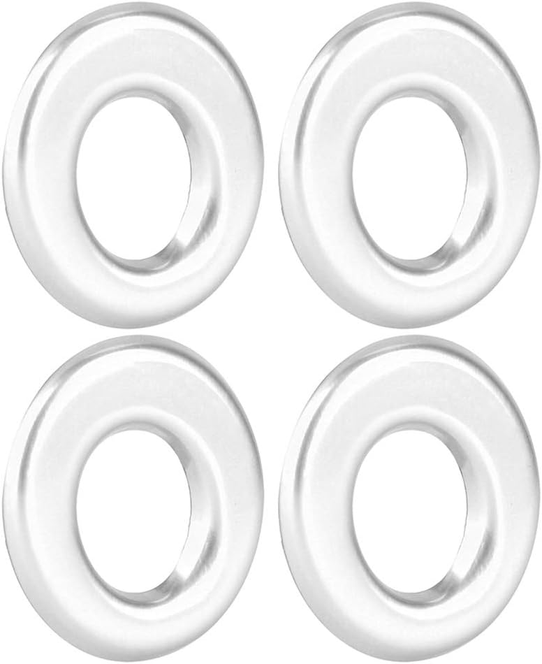 Qiilu 4pcs Door Lift Bolt Lock Pin Trim Door Lock Pin Knobs Pull Rod Bolt Trim Cover Decals Fit for GLA/GLC New C-Class E-Class (Silver)
