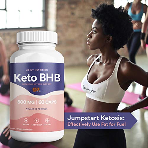 Lifely Nutrition Advanced BHB Keto Diet Pills Supplement for Ultra Fast Weight Loss and Burn