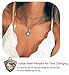 Eoumy Vintage Layered Chain, Teardrop Crystal Pendant Chain Choker, Size No Size