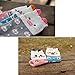 4-5 Pairs Womens Cute Animal Socks, Fun and Cool Cotton Art Socks,One Size