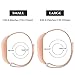 ANCOOL Compatible Fibit Flex Bands Stainless Steel Magnetic Closure Milanese Sports Wristband Compatible Fitbit Flex Tracker(NOT Compatible FELX 2) - Small Rosegold