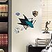 NHL San Jose Sharks Fathead Wall Set, 13 x 11-inches