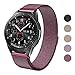 SWEES Milanese Band Compatible Samsung Galaxy Watch 42mm, 20mm Magnetic Stainless Steel Metal Replacement Band for Galaxy Watch 42mm, Gear Sport, Gear S2 Classic Smartwatch Girls Women Men, Wine