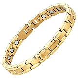 Titanium Magnetic Therapy Bracelet for Arthritis Pain Relief Adjustable with gift box by Willis Judd