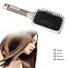 Hair Brush-Velvet Touch Paddle brush, Detangling Brush for Straightening & Smoothing Hair by Haveia(GOLD)