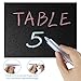 7.2 X 5.5 Inch Mini Chalkboards Signs, Double-Sided Writing Chalkboard Signs with Bamboo Base Stands, with Chalk, with Chalk Eraser, with Chalk Set, 6 Pair