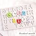 Number Chocolate Mold Silicone Letter Mold Candy Making Alphabet Fondant Molds Set of 2