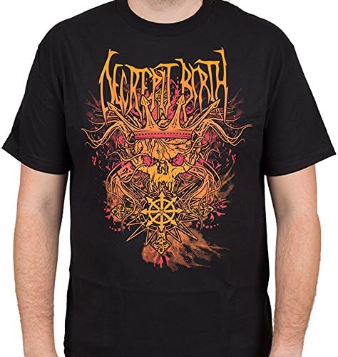 Decrepit Birth Men's Skull King T-Shirt Black