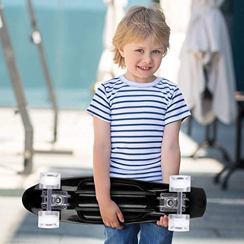 4 ENKEEO+Cruiser+Skateboard+Bendable+Beginners