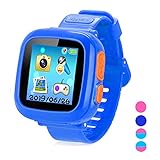 Smart Watch for Kids Girls Boys,Smart Game Watch with Camera Touch Screen Pedometer,Kids Smart Watch Perfect Holiday Birthday Toys Gifts (Dark Blue)