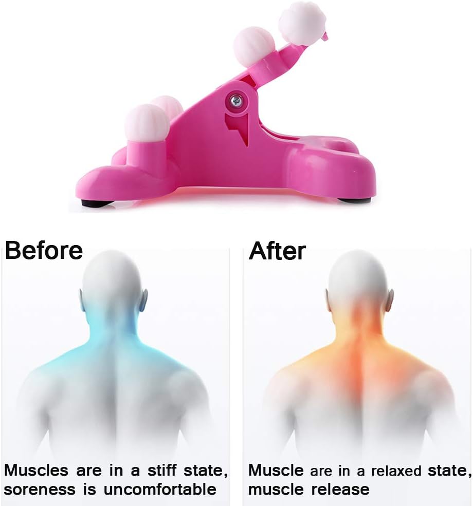 Cervical Spine Alignment Chiropractic Pillow,Neck and Head Pain Relief Back Massage Traction Device Support Relaxer, Tension Headache Relief, 6 Trigger Point Therapy, Improved Mobility: Furniture & Decor