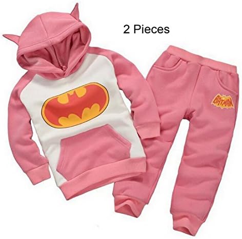 Baby Batman Clothing Sets Children Winter Tracksuits Girls Rosebe Pink