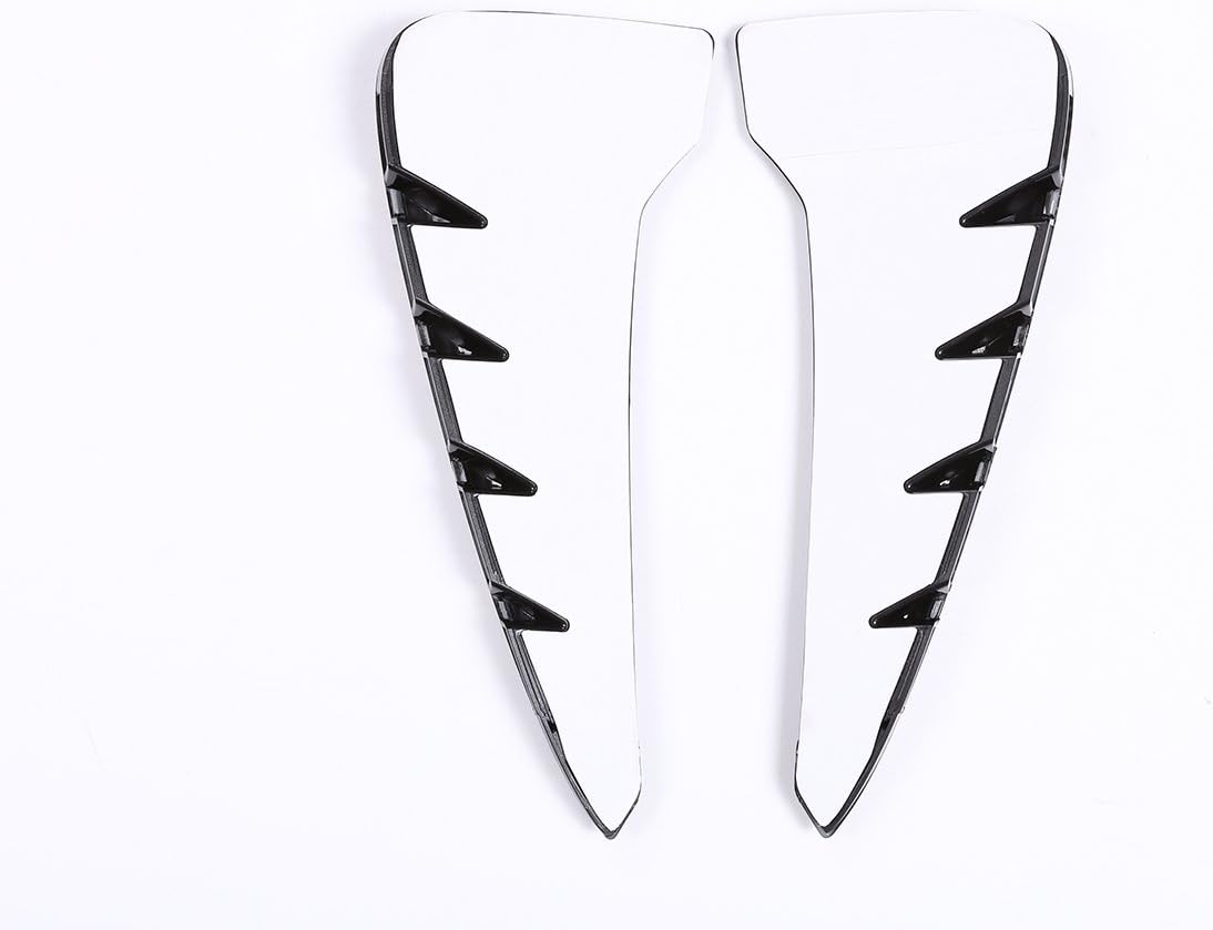 METYOUCAR Xdrive Carbon Fiber Shark Gills Side Decoration Fender Vent Trim for BMW X5 F15 X5M F85 14-17(White): Automotive