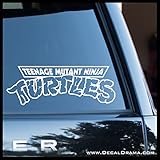 Teenage Mutant Ninja Turtles LOGO SMALL Vinyl Decal | TMNT Teenage Mutant Ninja Turtles Donatello Leonardo Michelangelo Raphael Splinter | Cars Trucks Vans Laptops Cups Tumblers Mugs | Made in the USA