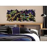 Roommates Decor Sticker Teenage Mutant Ninja Turtles Turtle Trouble Giant Wall Decal