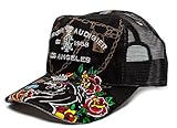 Christian Audigier Panther One-size Unisex-adult Truckers Cap Hat Black