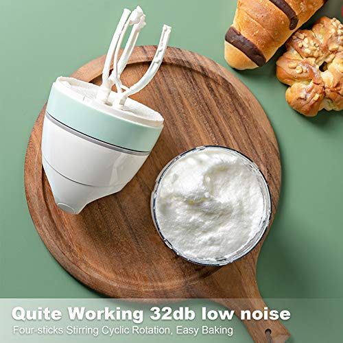 900ML Elektrischer Milchaufschäumer, USB Wiederaufladbar Milchschäumer 2 in 1 Handgehaltene Batteriebetriebene Milk… – Bild 6