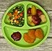Set of 4 Divided Toddler Plates Set for Baby Plate, Kids, Children, BPA Free Silicone for Feeding by Salbree (7.5