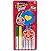Doodle Bear Washable Cloth Fabric Markers / Airbrush 6-Pack with 15 Bonus Stencils