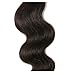 Beauty Forever Brazilian Body Wave Virgin Hair 1 Bundle 95g~100g Brazilian Hair 100% Unprocessed Human Virgin Hair Extensions (20 inch)