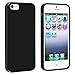 TPU Rubber Skin Case For iPhone 5 / 5S - Black Jelly