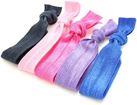 Happier Bee Premium No Crease Ribbon Hair Ties, 30 Piece