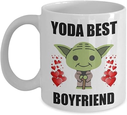 Amazon Co Jp Yoda Best ボーイフレンドマグ バレンタインデー 結婚式 結婚記念日 クリスマスパーティー カップル 男性 彼 11オンス コーヒーカップ ホーム キッチン