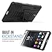 Sony Xperia C5 Ultra Case - MoKo Heavy Duty Rugged Dual Layer Armor with Kickstand Protective Cover for Sony Xperia C5 Ultra 6.0 Inch Smartphone 2015 Release, BLACK