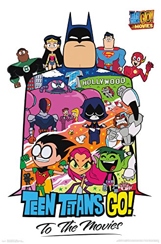 Trends International Teen Titans Movie-Collage Wall Poster, 22.375" x 34", Multi