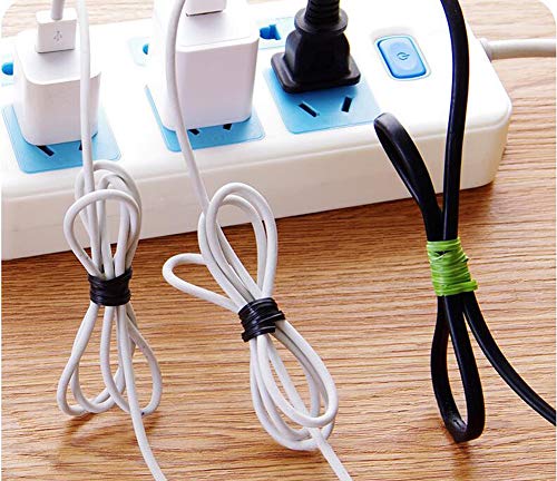 1 Roll Coil 50M 164 FT White Metal Sealing Rope Multi-Function Sturdy Tie-Up Device with Cutter Plastic Wrapped Wire Twist Tie Wired String for Home Gardening Office - Thumbnail 3