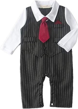 Tenue De Gentilhomme Cravate De Bébé Nouveau Né Gilet Gilet