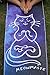Shanti Love Meowmaste Yoga Towel Super Soft and Luxurious Suede Microfiber Hot Yoga Mat Towel | Sweat Absorbent, Non-Slip & Machine Washable