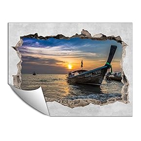 Wall Paper Small Wall Mural Creative 3D Photo Wall Art Removable Wall Decoration for Bedroom Living Room - 24x32 inches