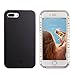 iPhone 7 Plus Case, iPhone 8 Plus Case, Wellerly LED Illuminated Selfie Light Cell Phone Case Cover [Rechargeable] Light Up Luminous Selfie Flashlight Case for iPhone 7 / 8 Plus 5.5inch (Black)
