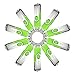 MECO10Pcs 4GB 4G USB 2.0 Flash Drive Memory Stick Fold Storage Thumb Stick Pen Swivel Design Green
