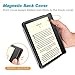 CaseBot Stand Case for Kindle Oasis (10th/9th Generation, 2019/2017 Release) - Premium PU Leather Sleeve Cover with Card Slot and Hand Strap, Library