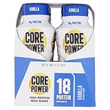 Core Power Vanilla Natural Flavors High Protein Milk Shake 4 x 8fl oz (total 32fl oz)