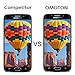 OMOTON Samsung Galaxy S6 Edge Screen Protector - Full Coverage Tempered Glass Screen Protector for Samsung Galaxy S6 edge with [9H Hardness] [Crystal Clear] [Scratch Resist] [No-Bubble] ,Black