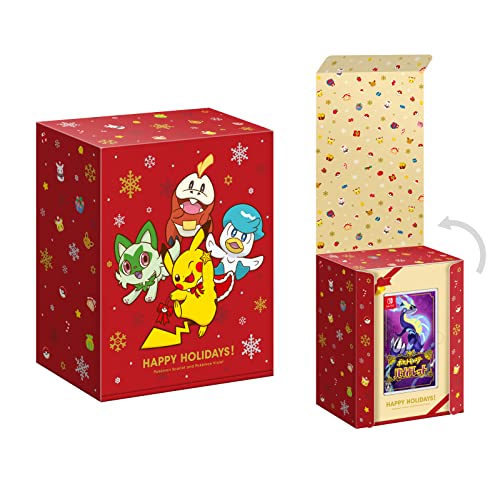 Nintendo Switch 有機ELモデル Joy-Con(L/R)ホワイト+『ポケットモンスター バイオレット』セット(オリジナルギフトボックスつき)